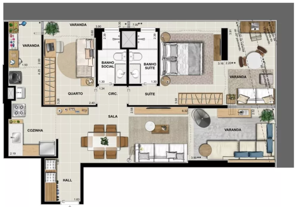 Apartamento, 2 quartos, 88 m² - Foto 25