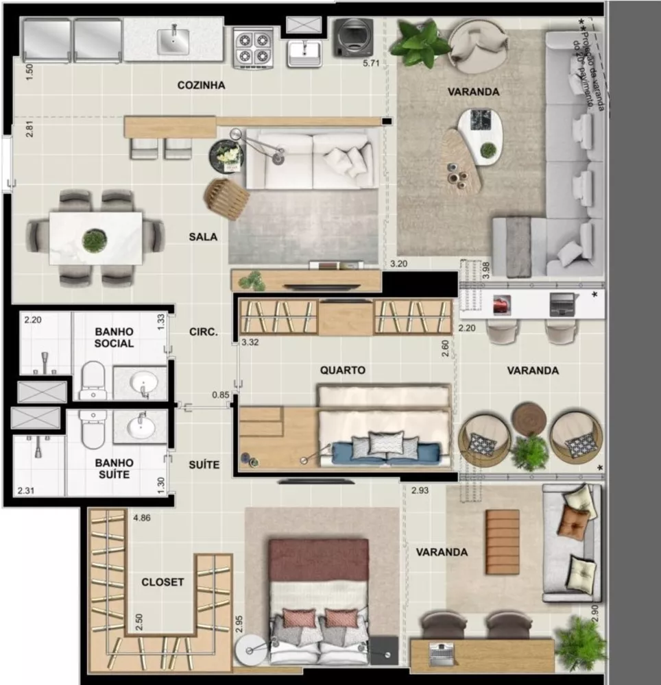Apartamento, 2 quartos, 88 m² - Foto 26