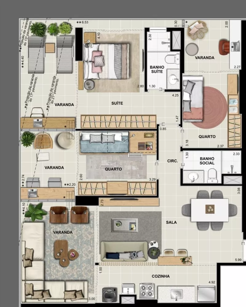 Apartamento, 2 quartos, 88 m² - Foto 28