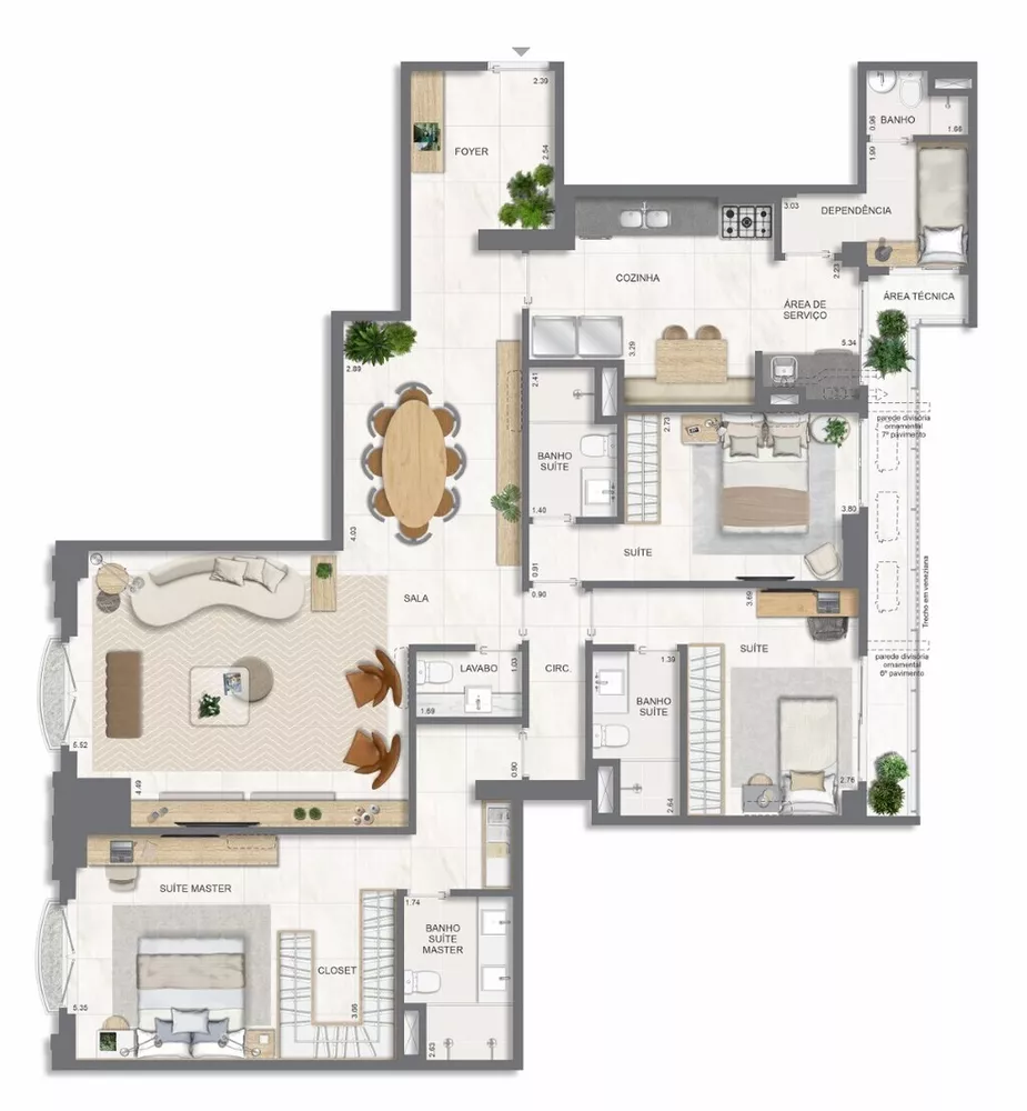 Apartamento, 2 quartos, 77 m² - Foto 51