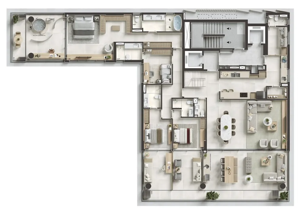 Apartamento, 4 quartos, 303 m² - Foto 56