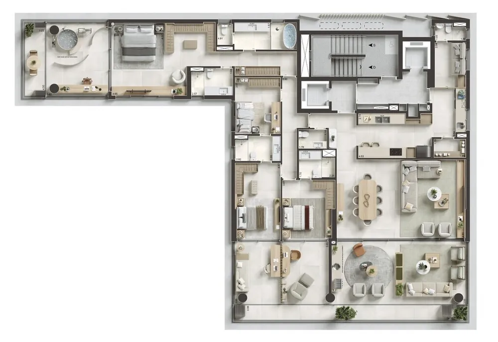 Apartamento, 4 quartos, 303 m² - Foto 48