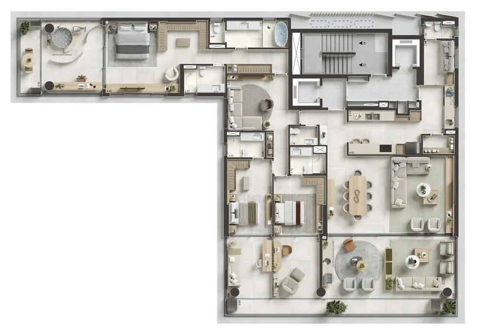 Apartamento, 4 quartos, 303 m² - Foto 49