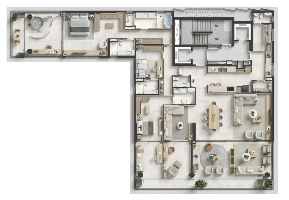 Apartamento, 4 quartos, 303 m² - Foto 45