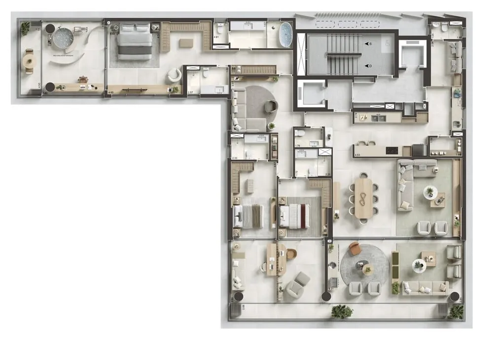 Apartamento, 4 quartos, 303 m² - Foto 50