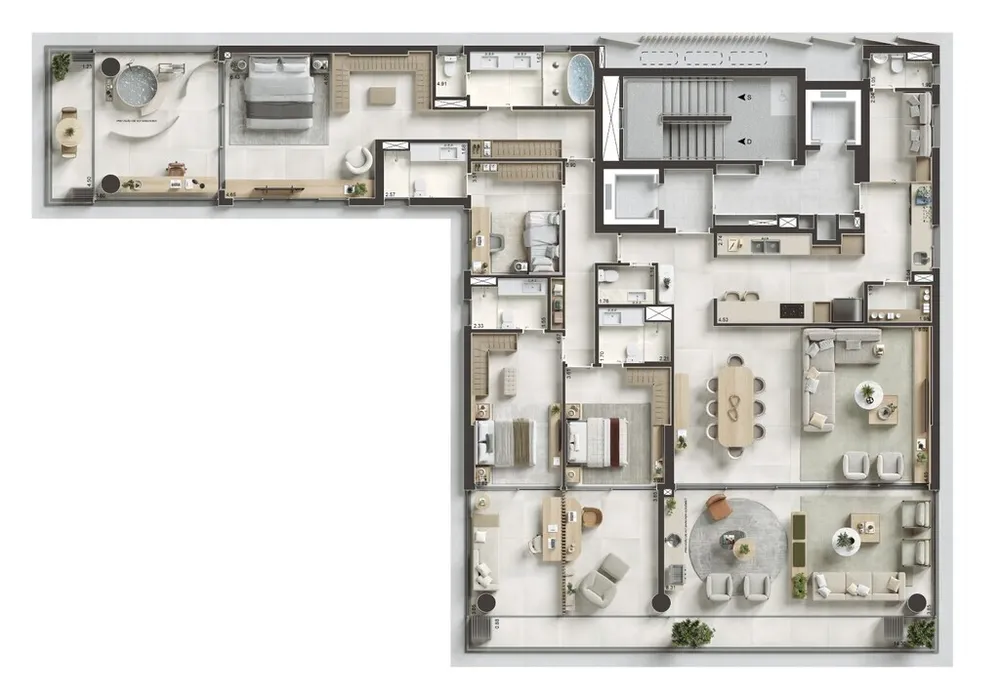 Apartamento, 4 quartos, 303 m² - Foto 43