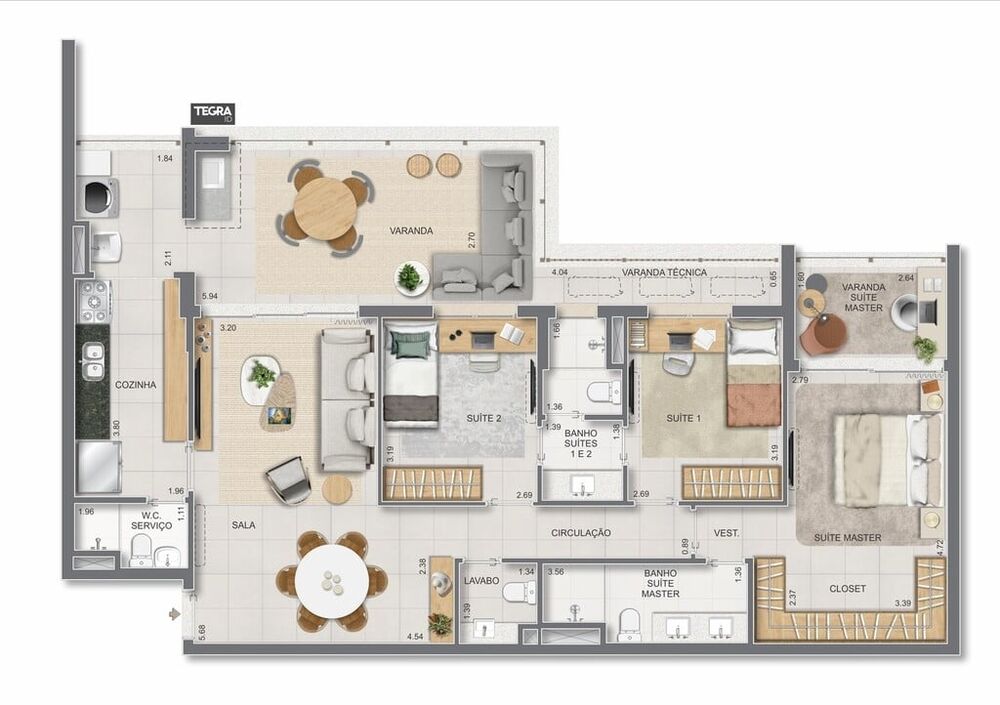 Cobertura, 4 quartos, 281 m² - Foto 4