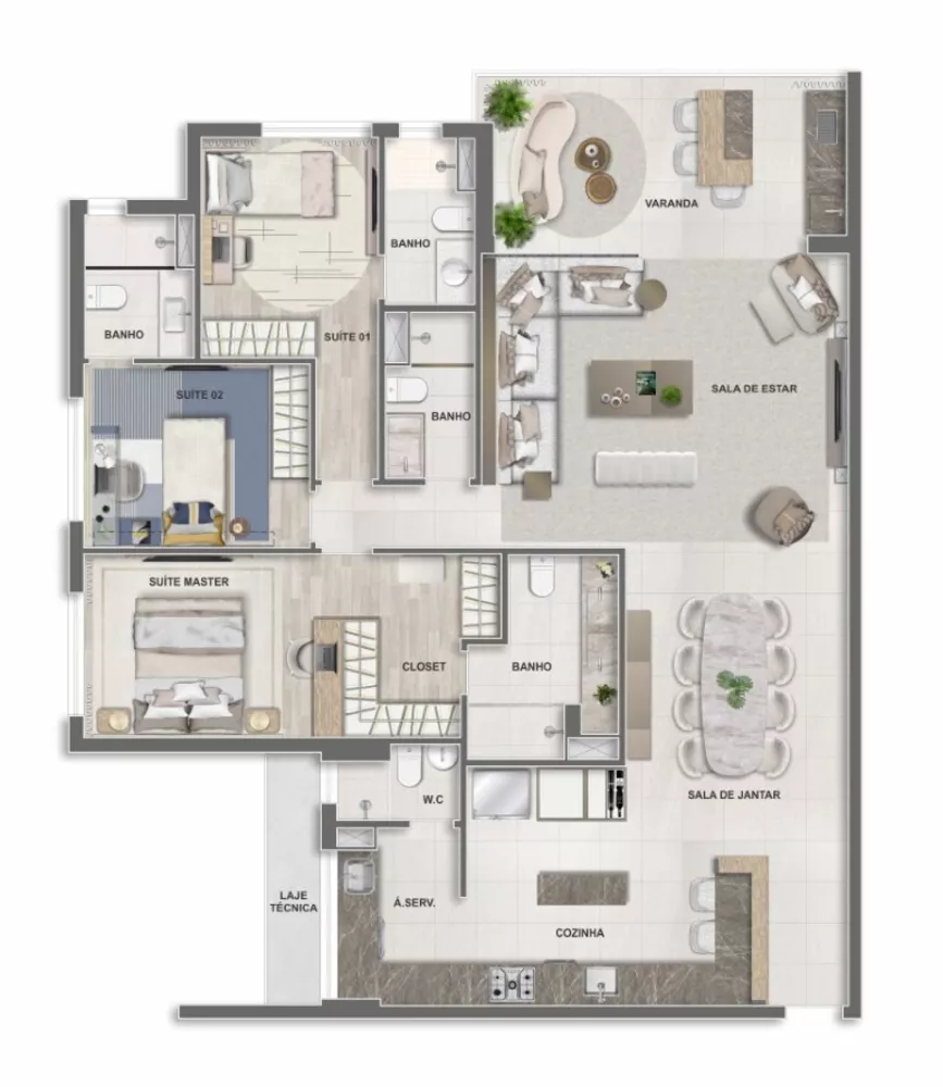 Apartamento, 2 quartos, 68 m² - Foto 76
