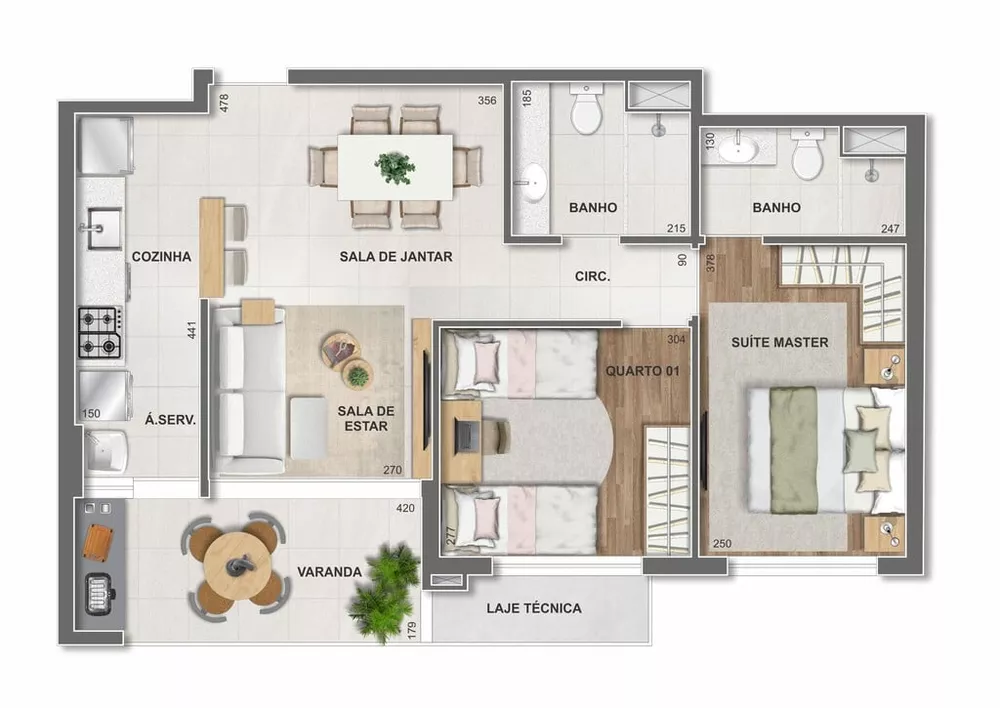 Cobertura, 3 quartos, 239 m² - Foto 66