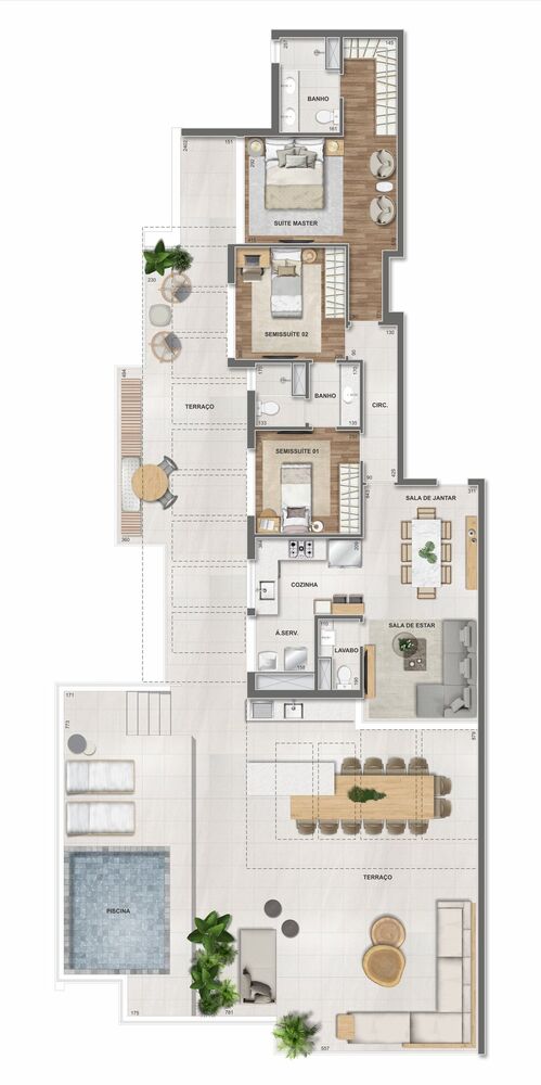 Cobertura, 3 quartos, 239 m² - Foto 83