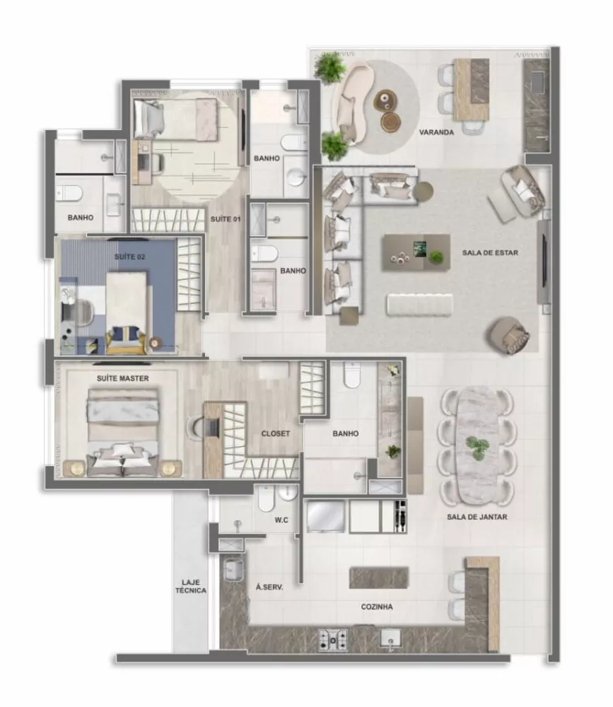 Apartamento, 2 quartos, 68 m² - Foto 36