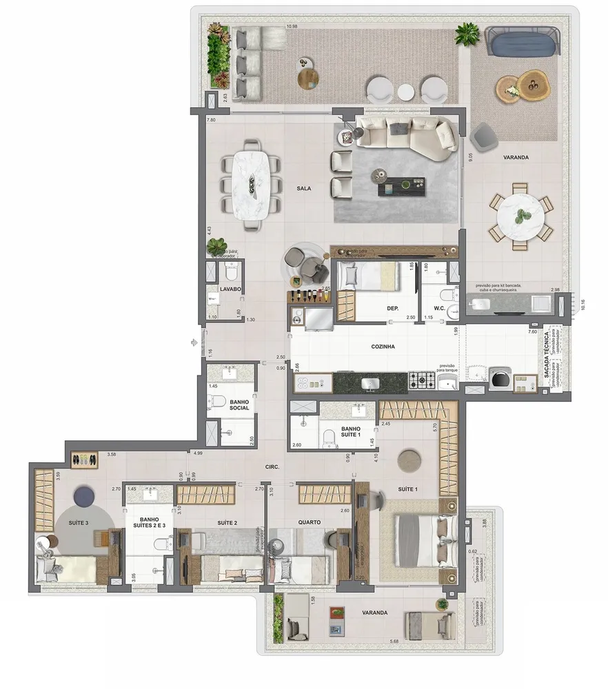 Cobertura, 3 quartos, 186 m² - Foto 58