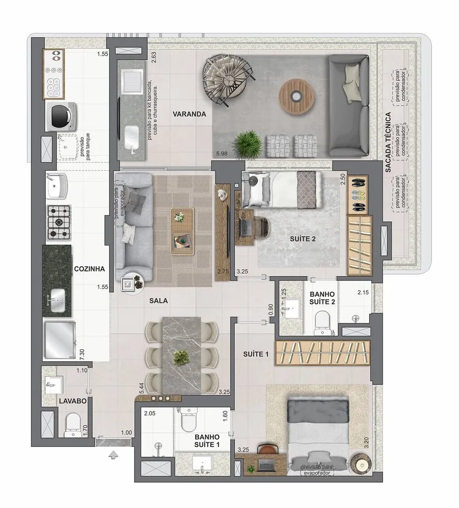 Cobertura, 3 quartos, 186 m² - Foto 50
