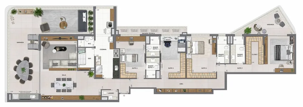 Cobertura, 3 quartos, 186 m² - Foto 62