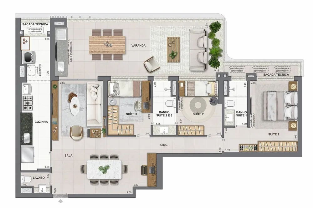 Cobertura, 3 quartos, 186 m² - Foto 51