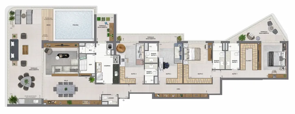 Cobertura, 3 quartos, 186 m² - Foto 63