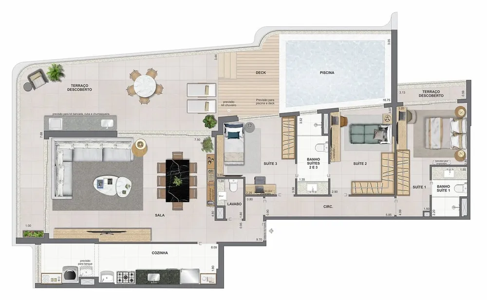 Cobertura, 3 quartos, 186 m² - Foto 55