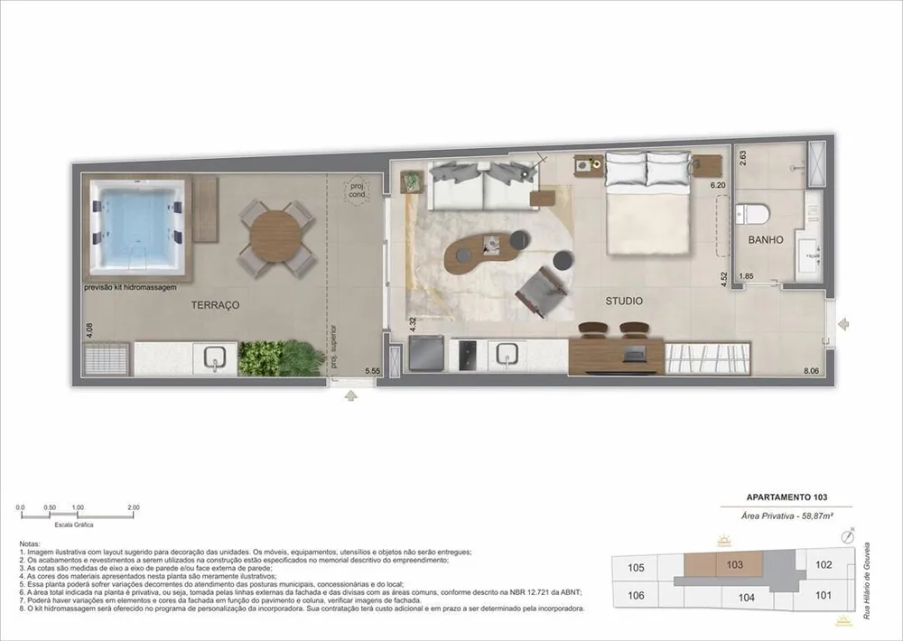 Apartamento, 1 quarto, 49 m² - Foto 26