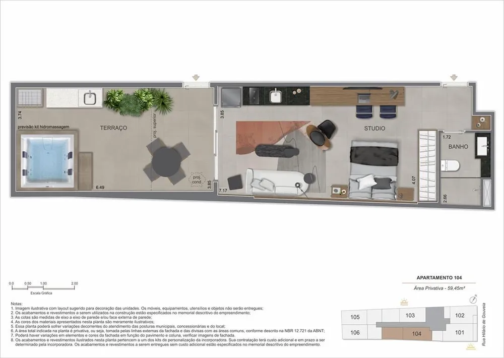 Apartamento, 1 quarto, 49 m² - Foto 27
