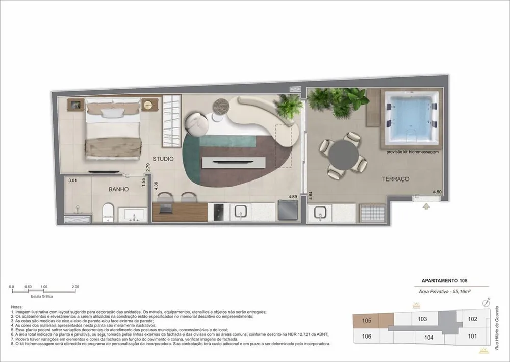 Apartamento, 1 quarto, 49 m² - Foto 28
