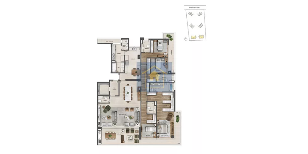 Apartamento, 4 quartos, 231 m² - Foto 61