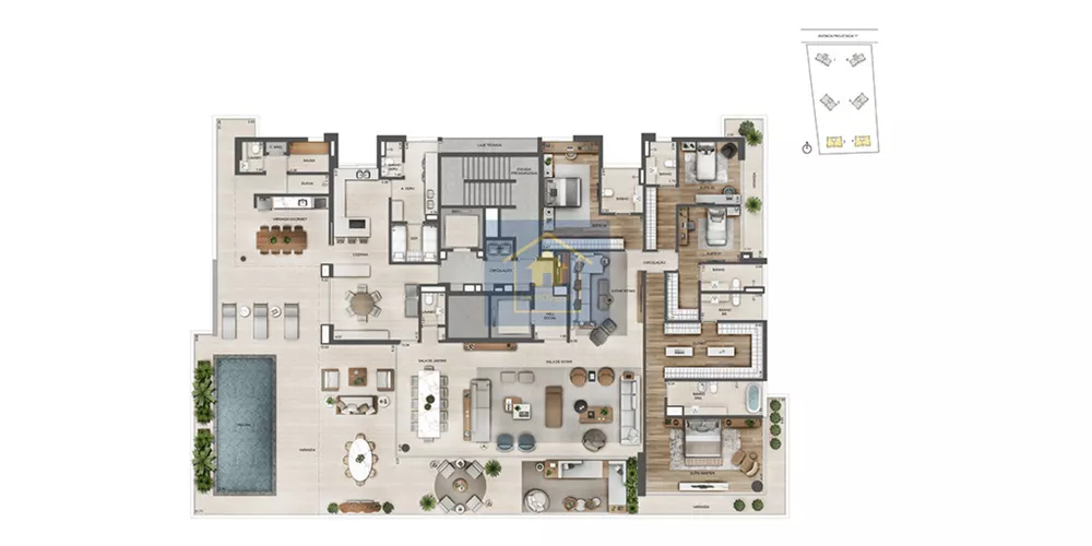 Apartamento, 4 quartos, 231 m² - Foto 65
