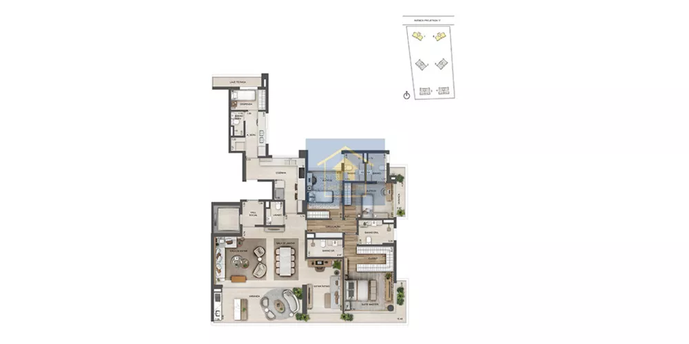 Apartamento, 4 quartos, 231 m² - Foto 58