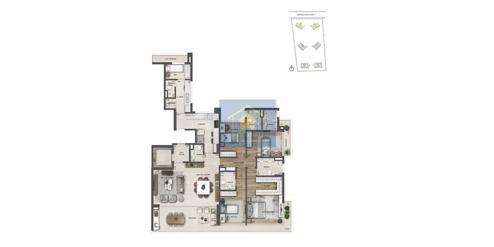Apartamento, 4 quartos, 231 m² - Foto 57