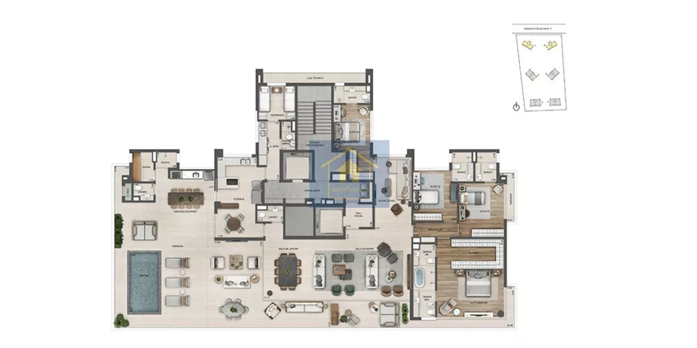 Apartamento, 4 quartos, 231 m² - Foto 63