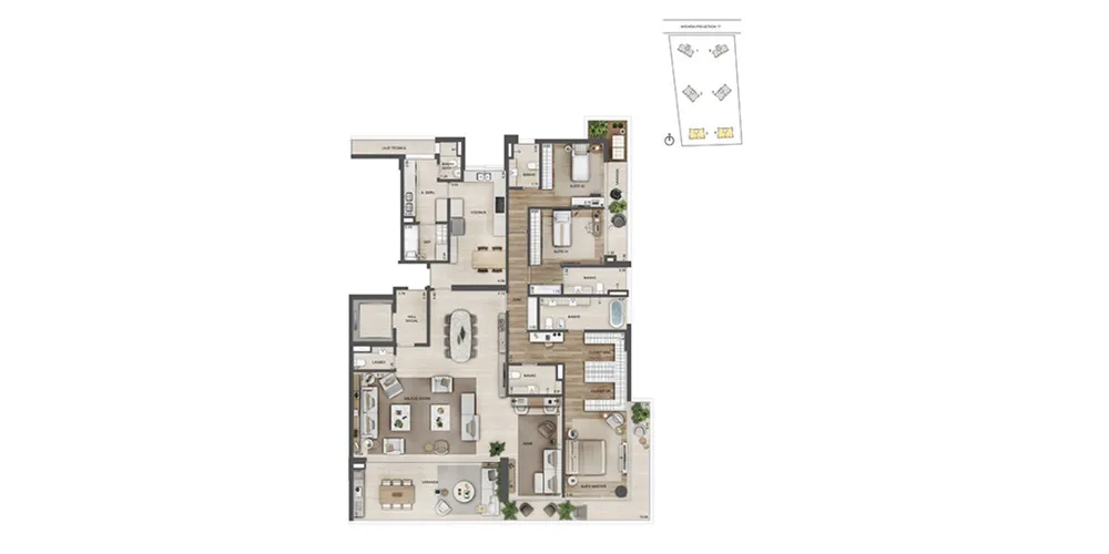 Apartamento, 4 quartos, 231 m² - Foto 127