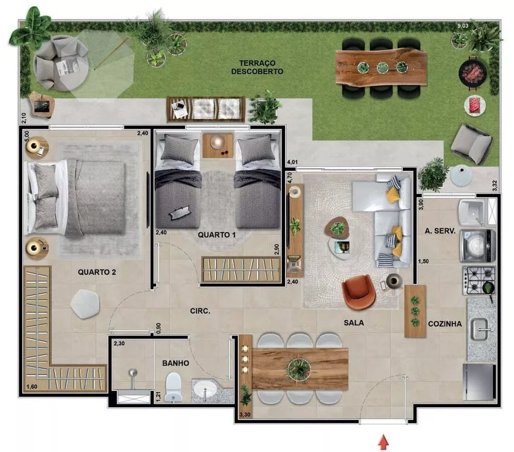 Apartamento, 3 quartos, 87 m² - Foto 10