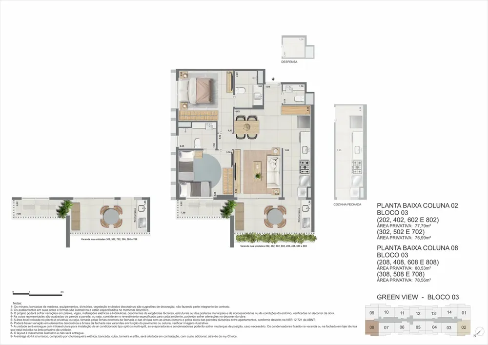 Apartamento, 3 quartos, 103 m² - Foto 69