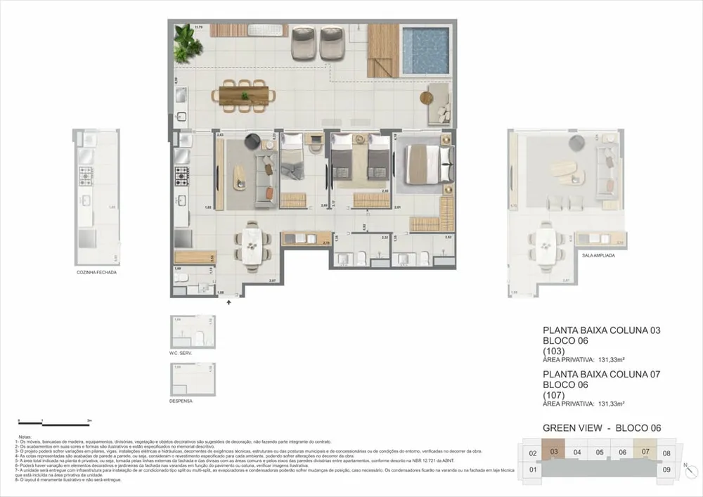 Apartamento, 3 quartos, 103 m² - Foto 81