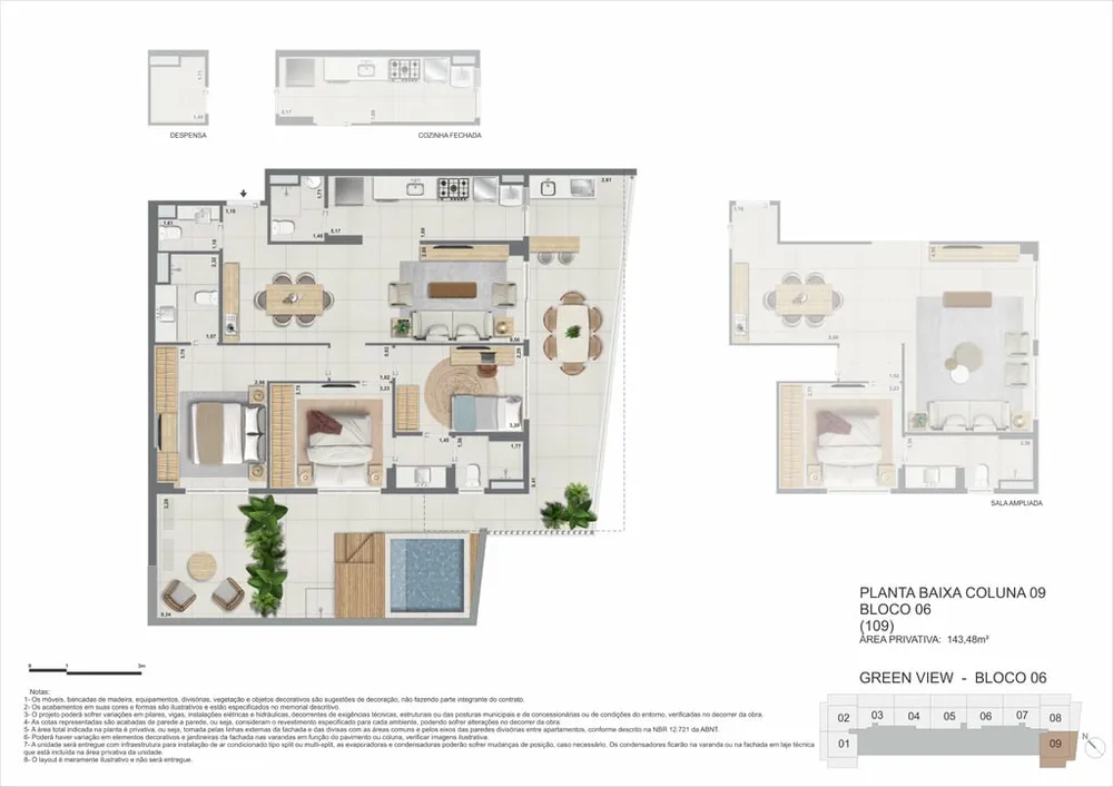 Apartamento, 3 quartos, 103 m² - Foto 84