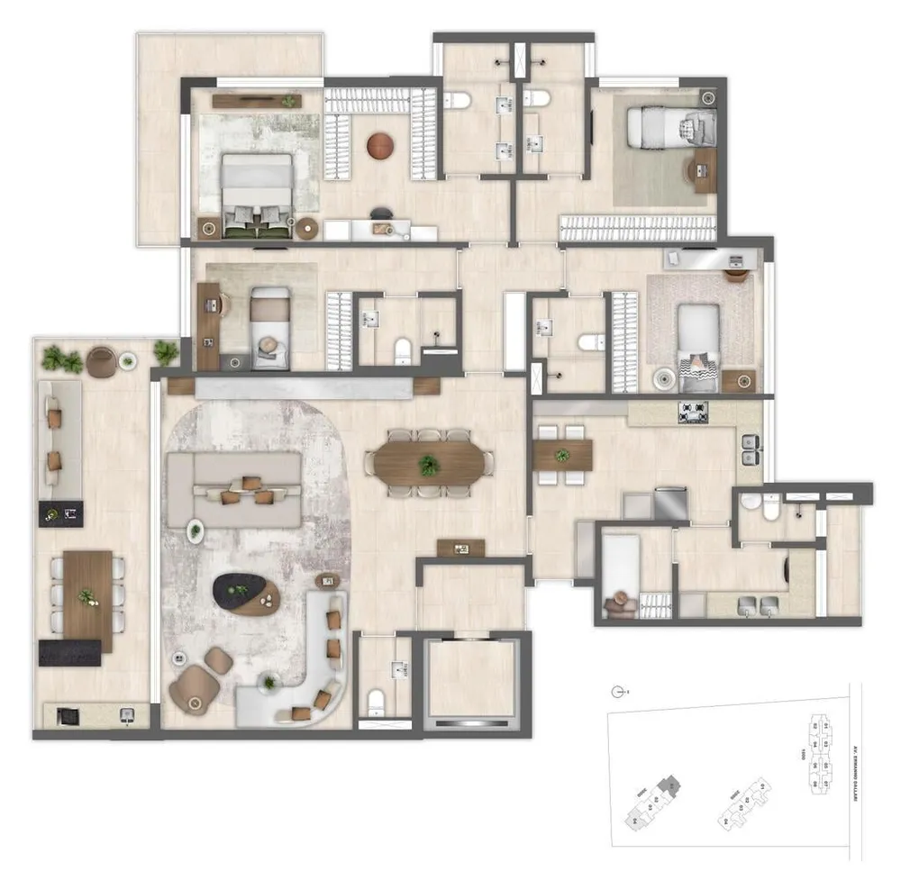 Apartamento, 3 quartos, 117 m² - Foto 72