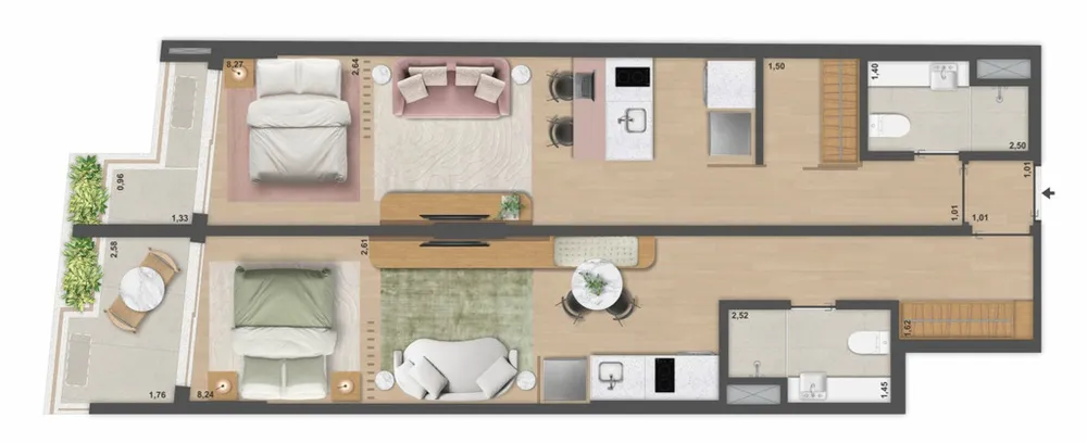 Apartamento, 1 quarto, 37 m² - Foto 59