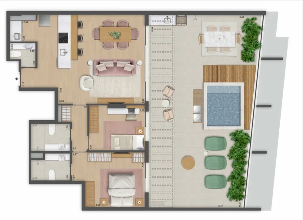 Apartamento, 1 quarto, 37 m² - Foto 66