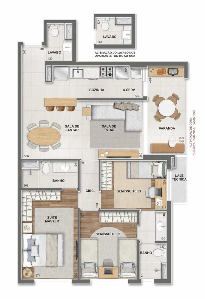 Cobertura, 3 quartos, 88 m² - Foto 72