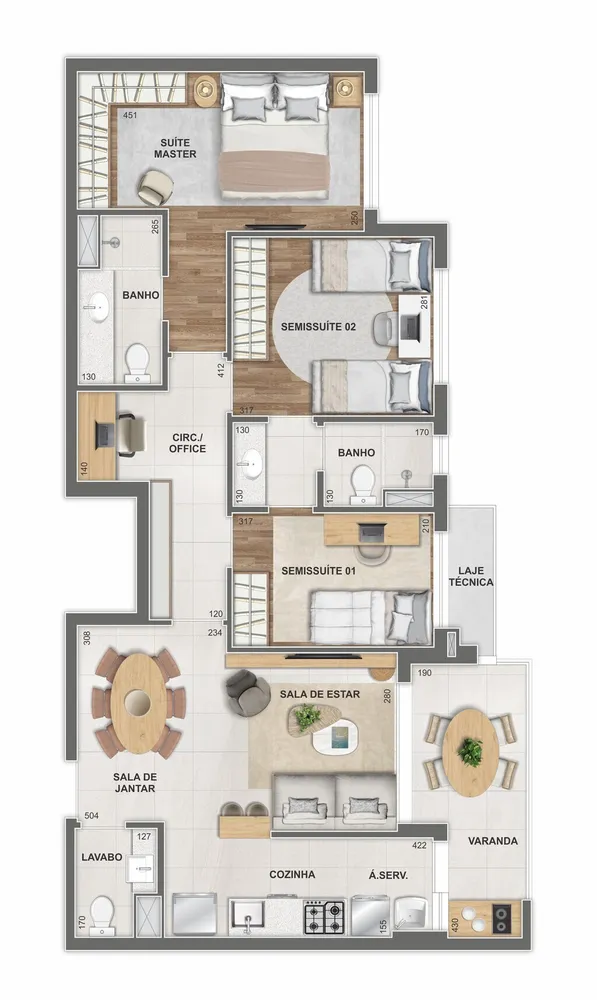 Cobertura, 3 quartos, 88 m² - Foto 73