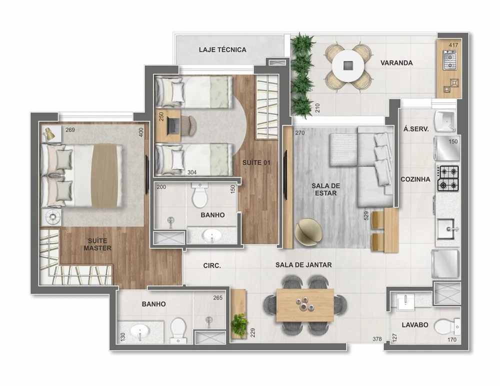 Cobertura, 3 quartos, 88 m² - Foto 68