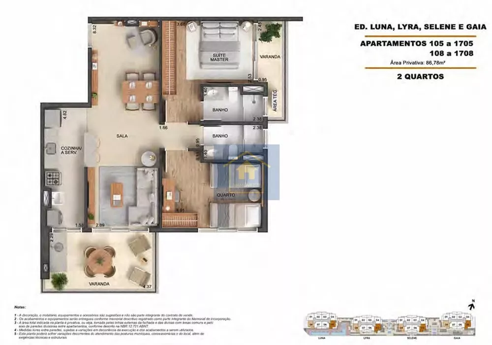 Apartamento, 2 quartos, 86 m² - Foto 17