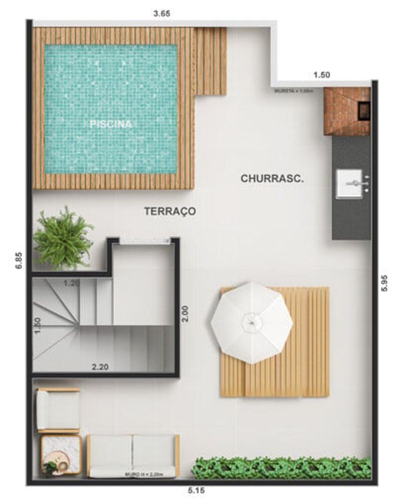 Apartamento, 2 quartos, 43 m² - Foto 23