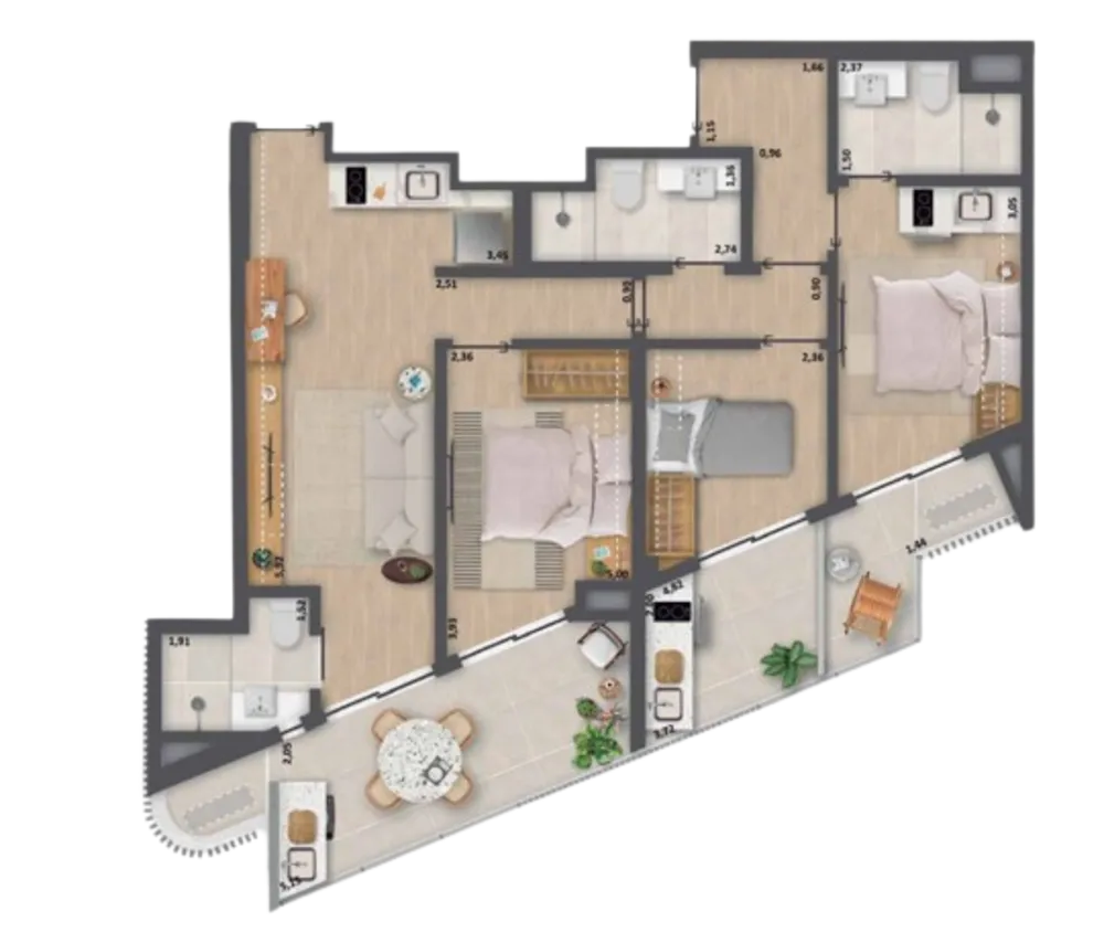 Apartamento, 2 quartos, 49 m² - Foto 38