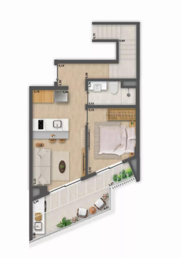 Apartamento, 2 quartos, 49 m² - Foto 11