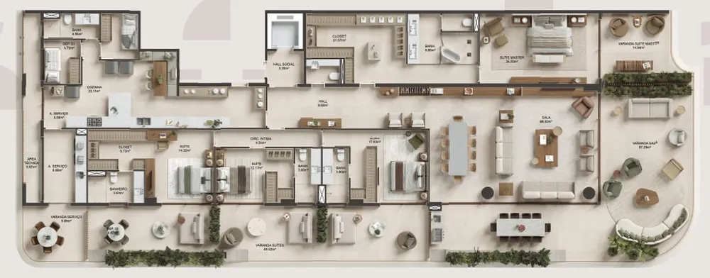 Apartamento, 4 quartos, 642 m² - Foto 45