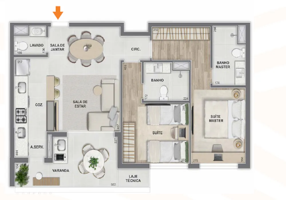 Apartamento, 3 quartos, 116 m² - Foto 53