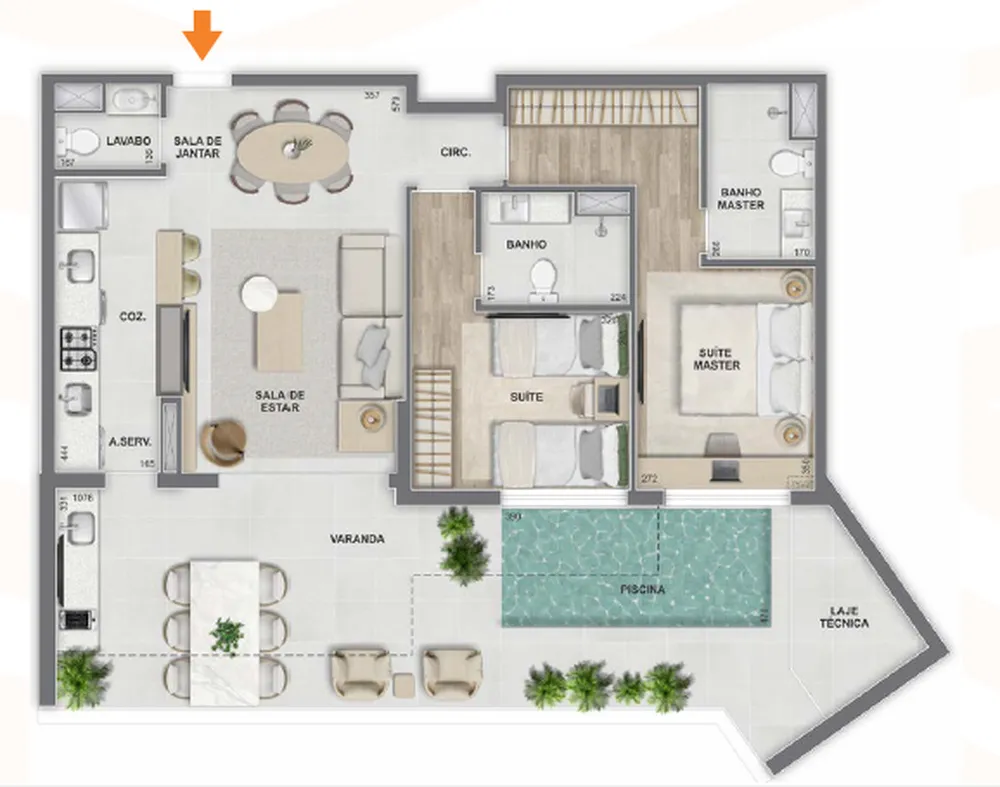 Apartamento, 3 quartos, 116 m² - Foto 59