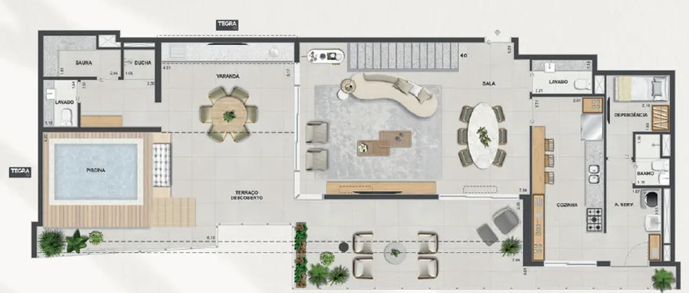 Apartamento, 3 quartos, 128 m² - Foto 64