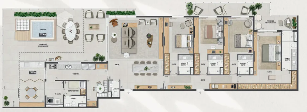 Apartamento, 3 quartos, 128 m² - Foto 65