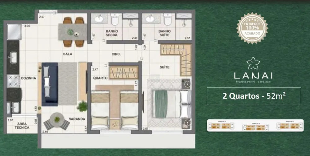 Apartamento, 2 quartos, 62 m² - Foto 88